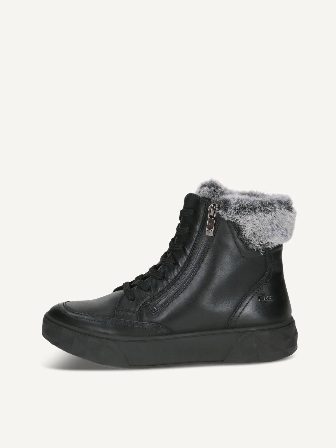 Caprice, Bootie - black warm lining BLACK NAPPA, image 2 of 5
