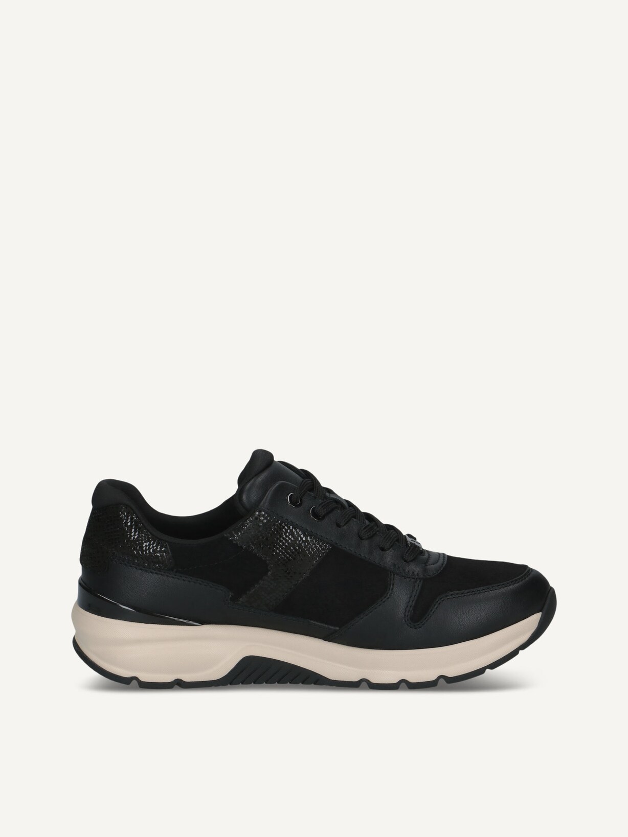 Caprice, Leather Sneaker - black BLACK COMB, image 3 of 5