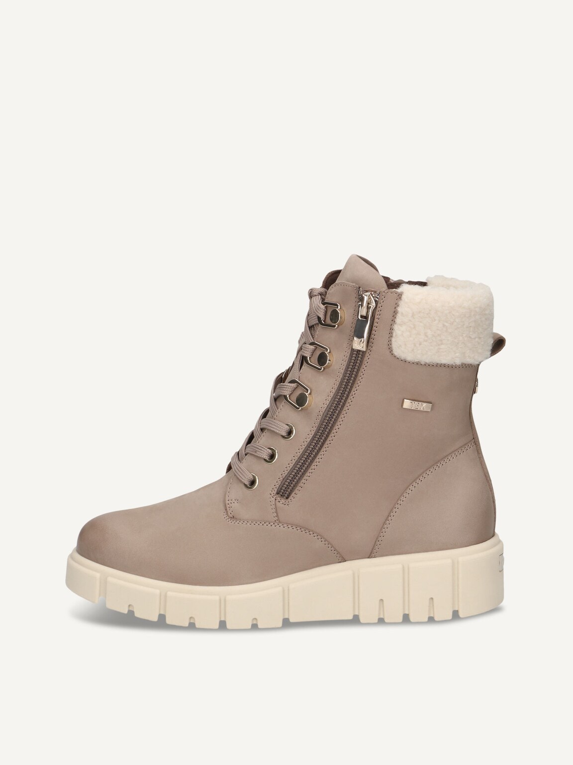 Caprice, Bootie - brown warm lining MUD NUBUC, image 2 of 5