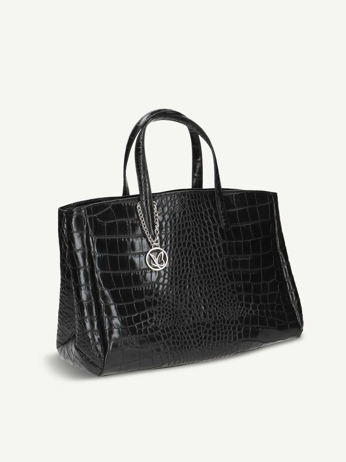 Caprice, Leather Handbag - black BLACK REPTILE, image 1 of 4