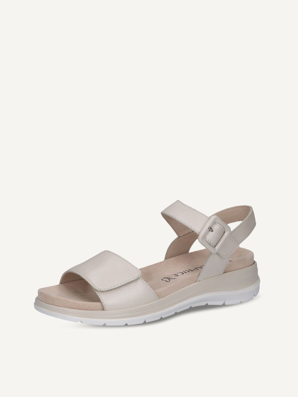 Caprice, Leather Sandal - offwhite PEARL NAPPA, image 1 of 6