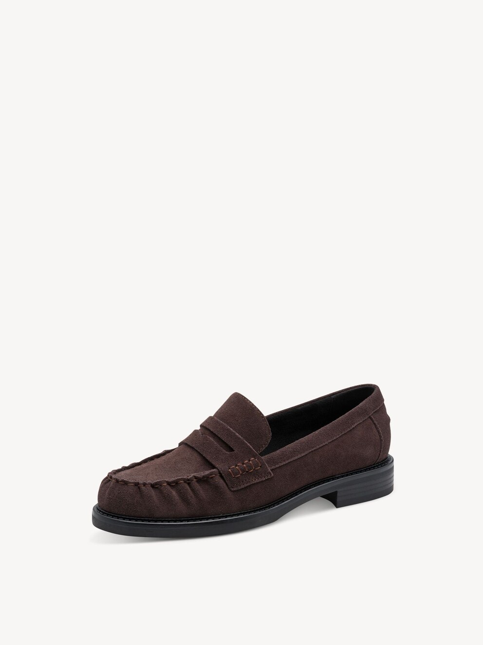 Marco Tozzi, Lederslipper - braun MOCCA, Bild 2 von 6