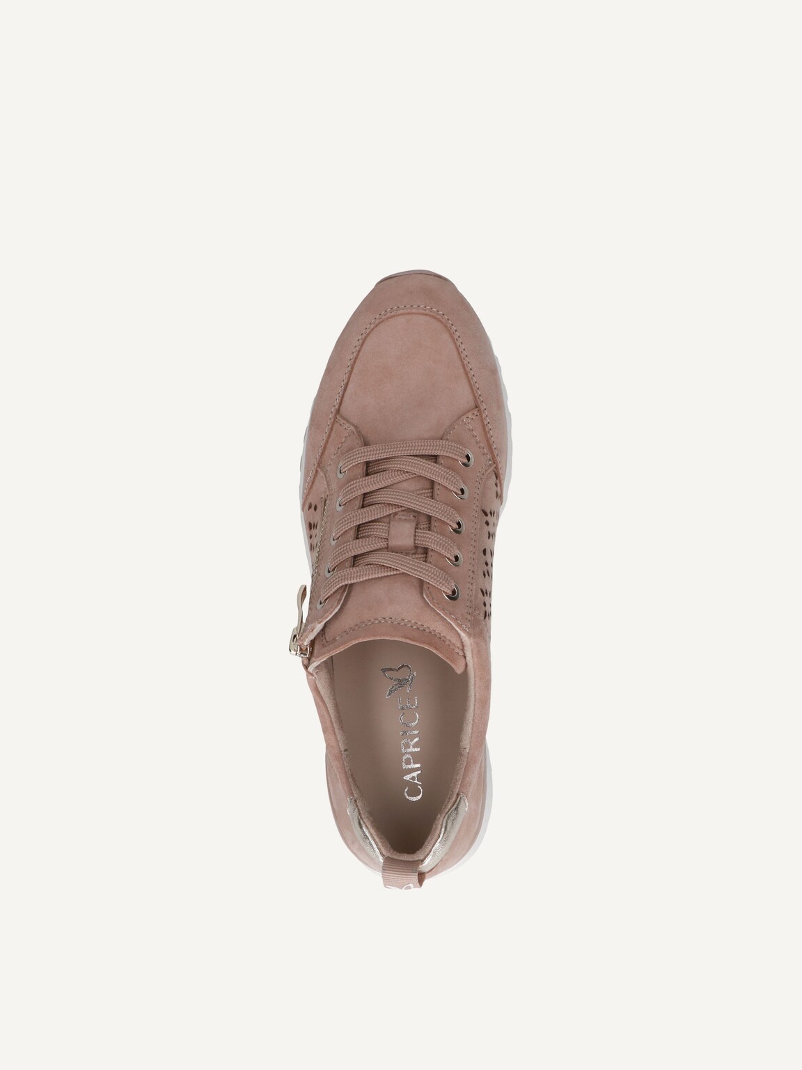 Caprice, Leather Sneaker - beige SAND COMB, image 6 of 6