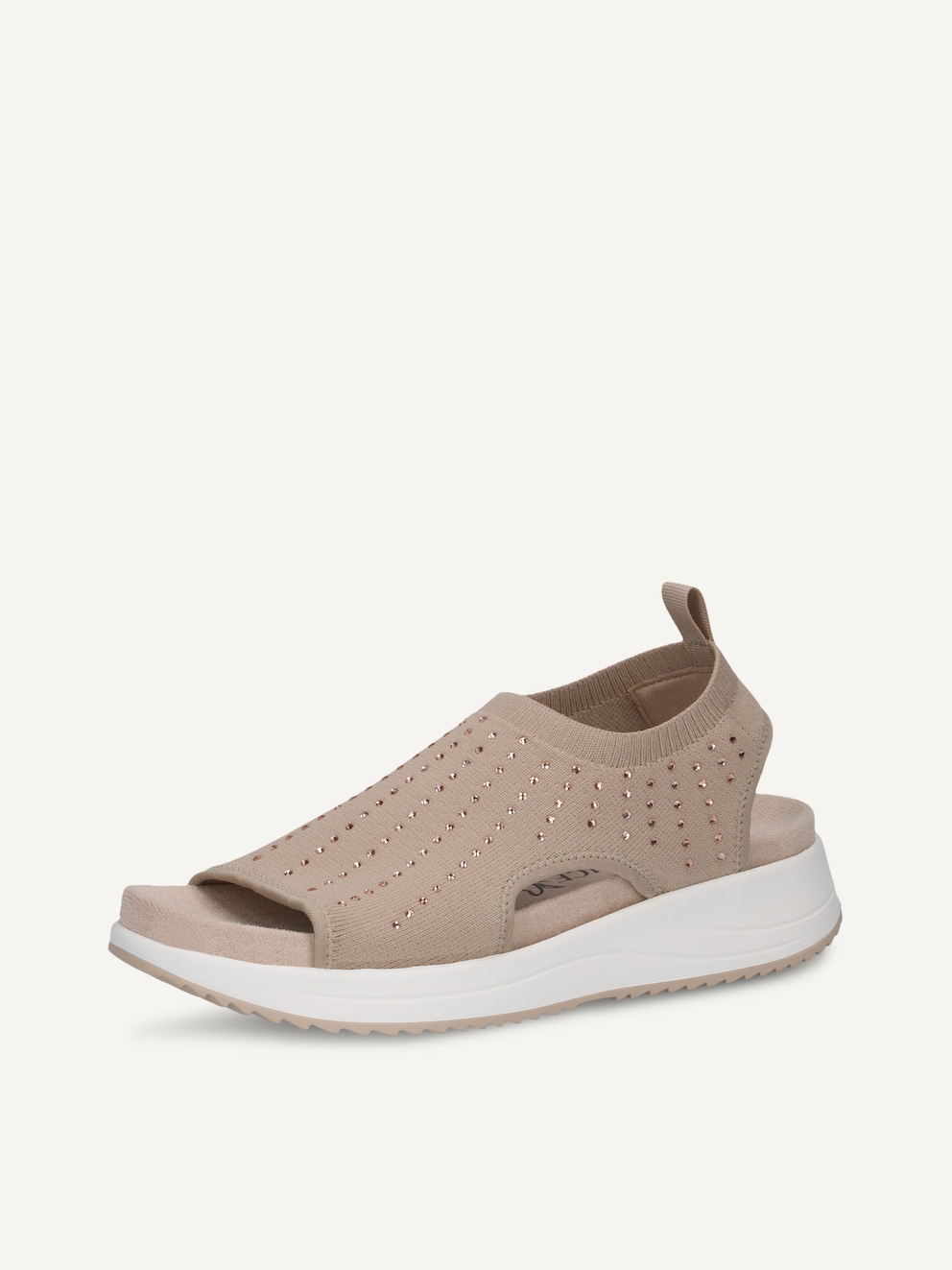 Caprice, Sandale - beige SAND KNIT, image 2 sur 5