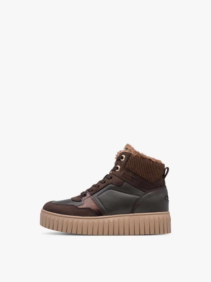 Marco Tozzi, Bootie - brown warm lining, MOCCA COMB
