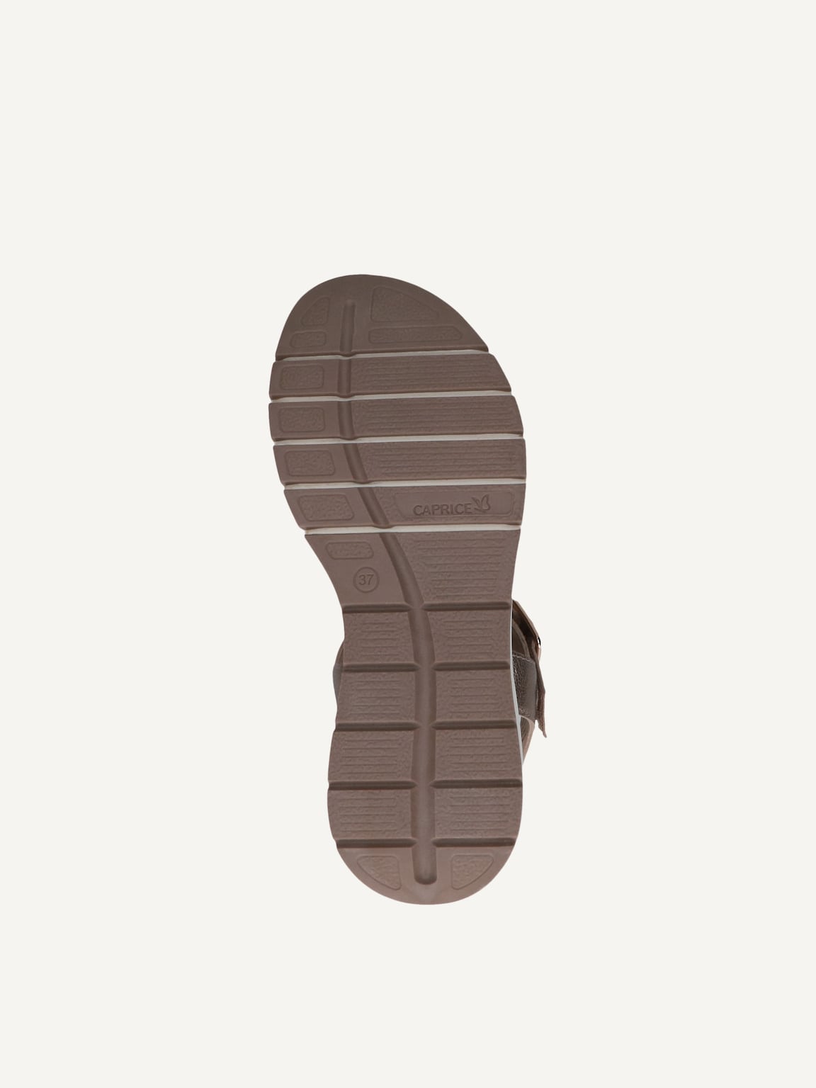 Caprice, Leather Sandal - brown TAUPE METALLIC, image 4 of 5