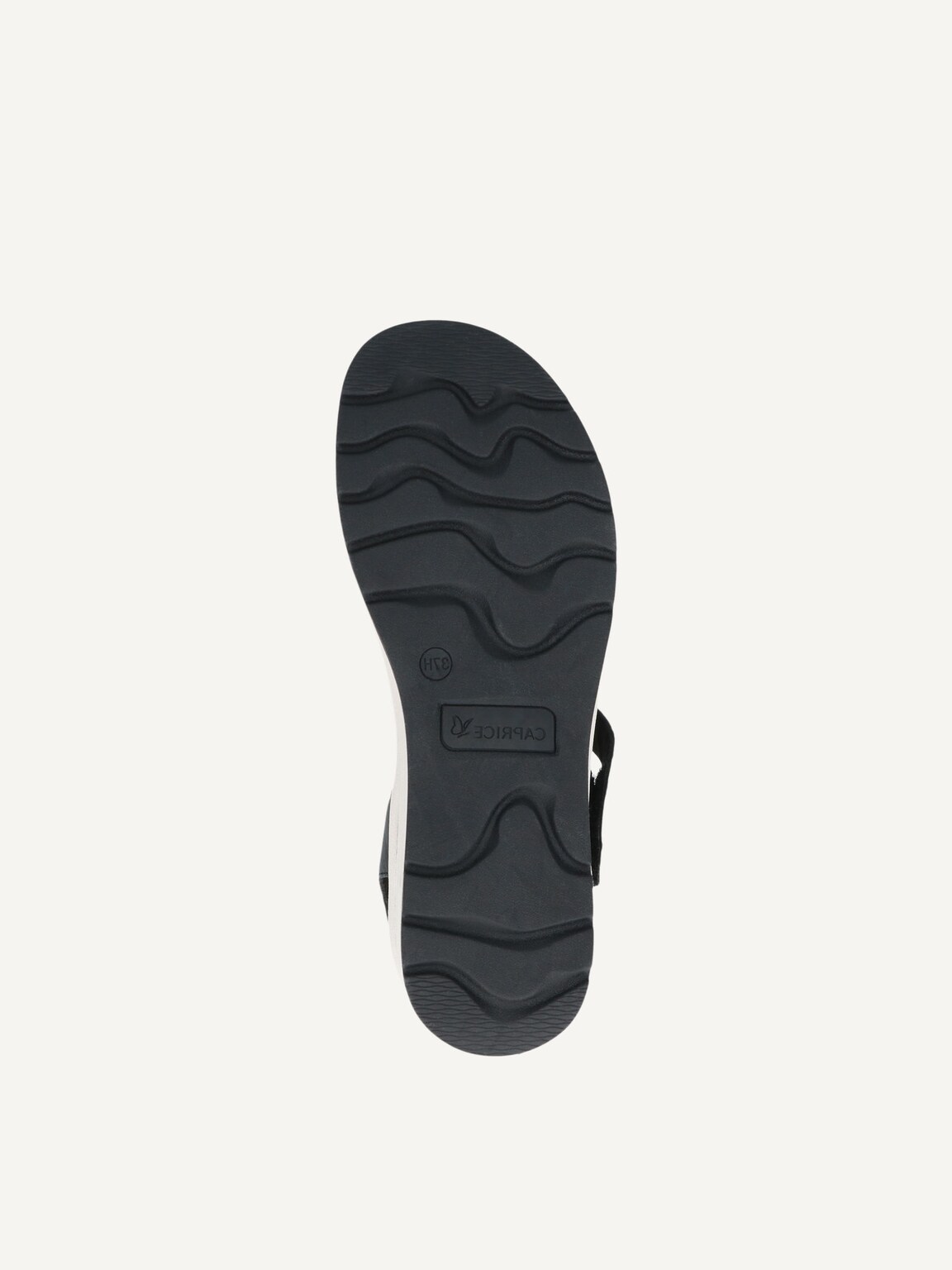 Caprice, Leather Heeled sandal - black BLACK NAPPA, image 4 of 5