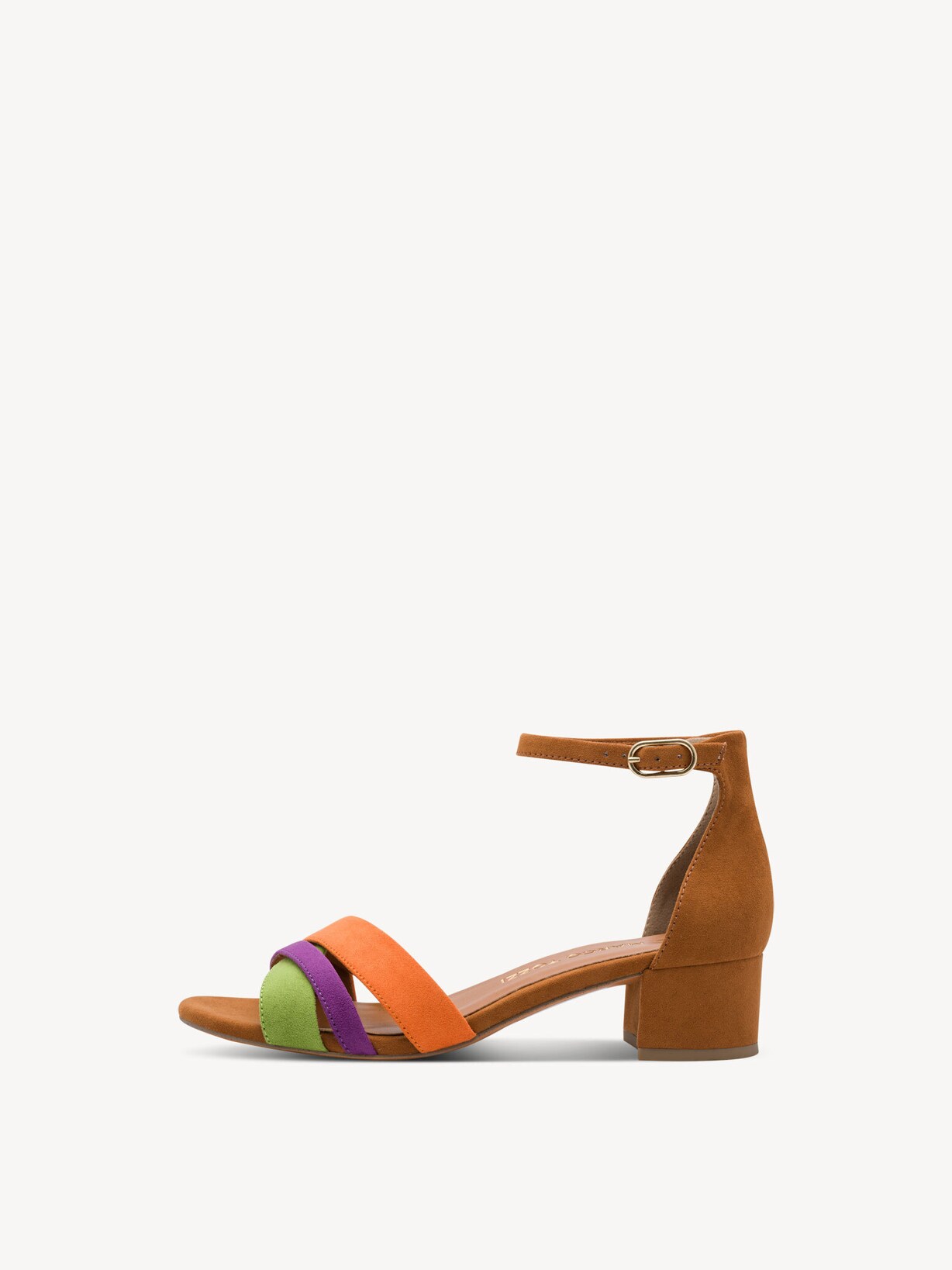 Marco Tozzi, Heeled sandal - brown COGNAC MULTI, image 2 of 6