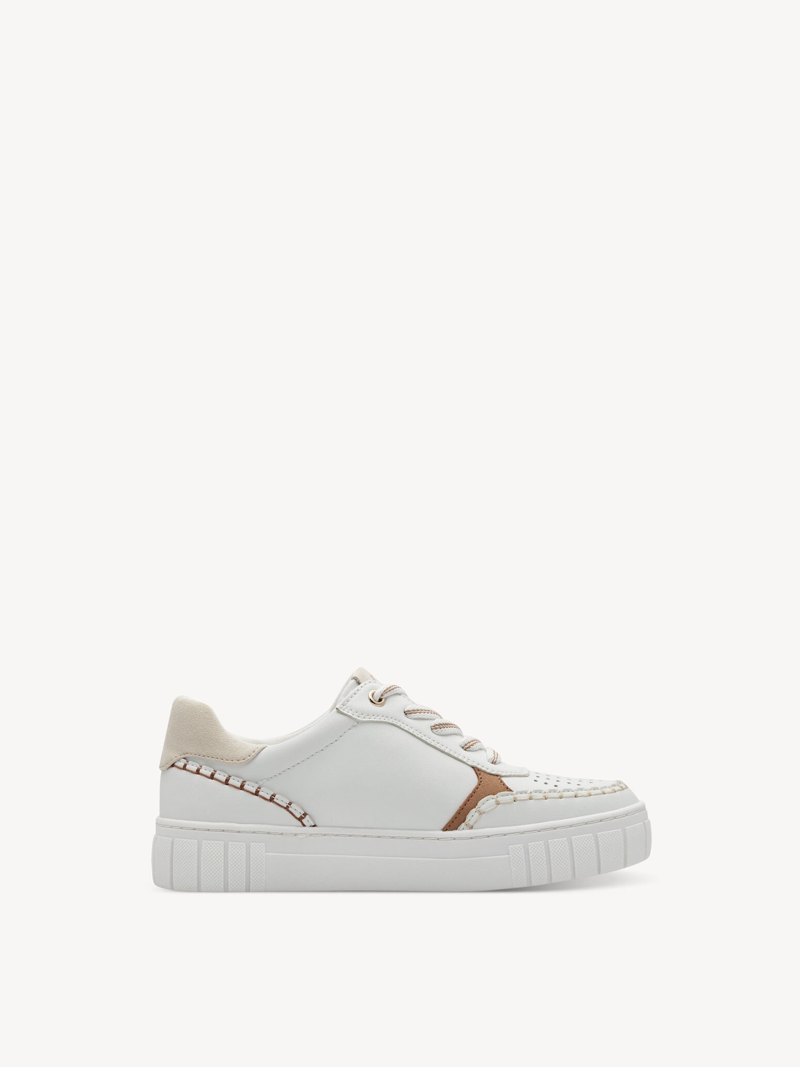 Marco Tozzi, Sneaker - bianco WHITE/DUNE, immagine 6 di 6