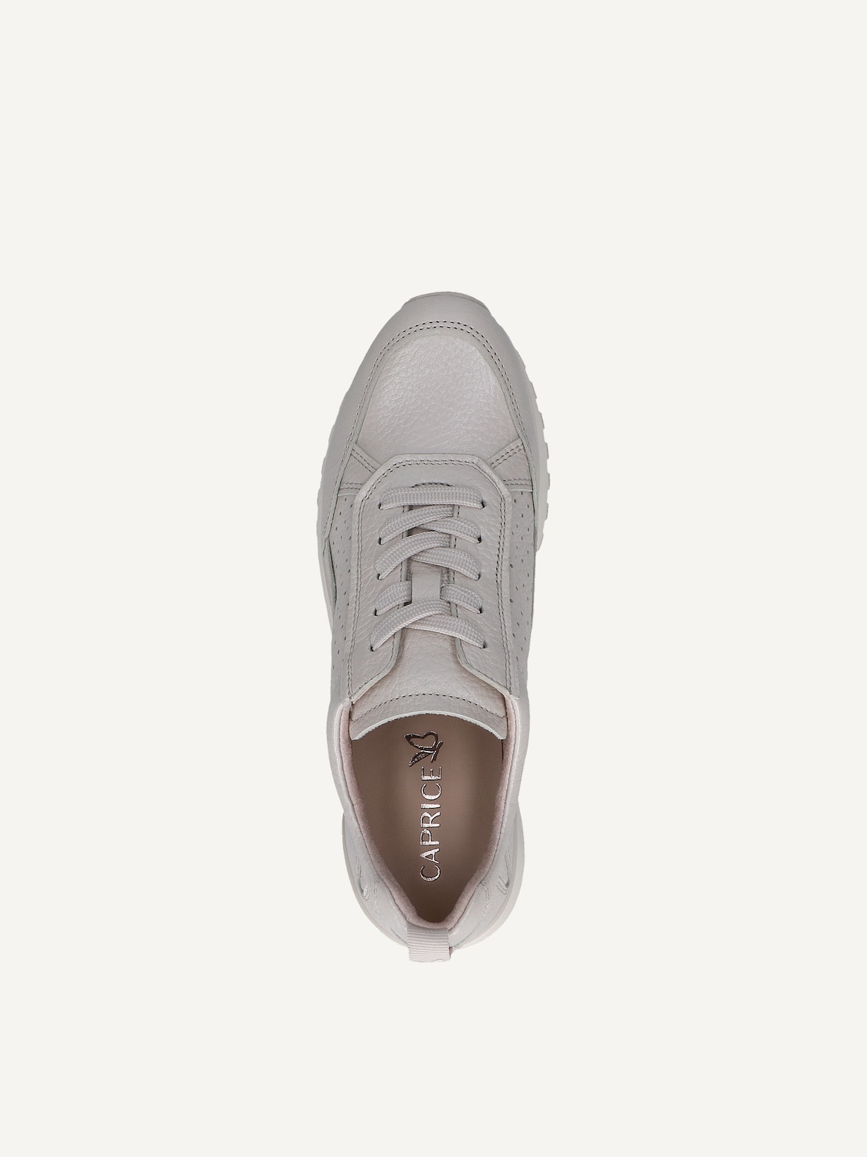 Caprice, Basket en cuir - blanc PEARL PERL DEE, image 4 sur 5