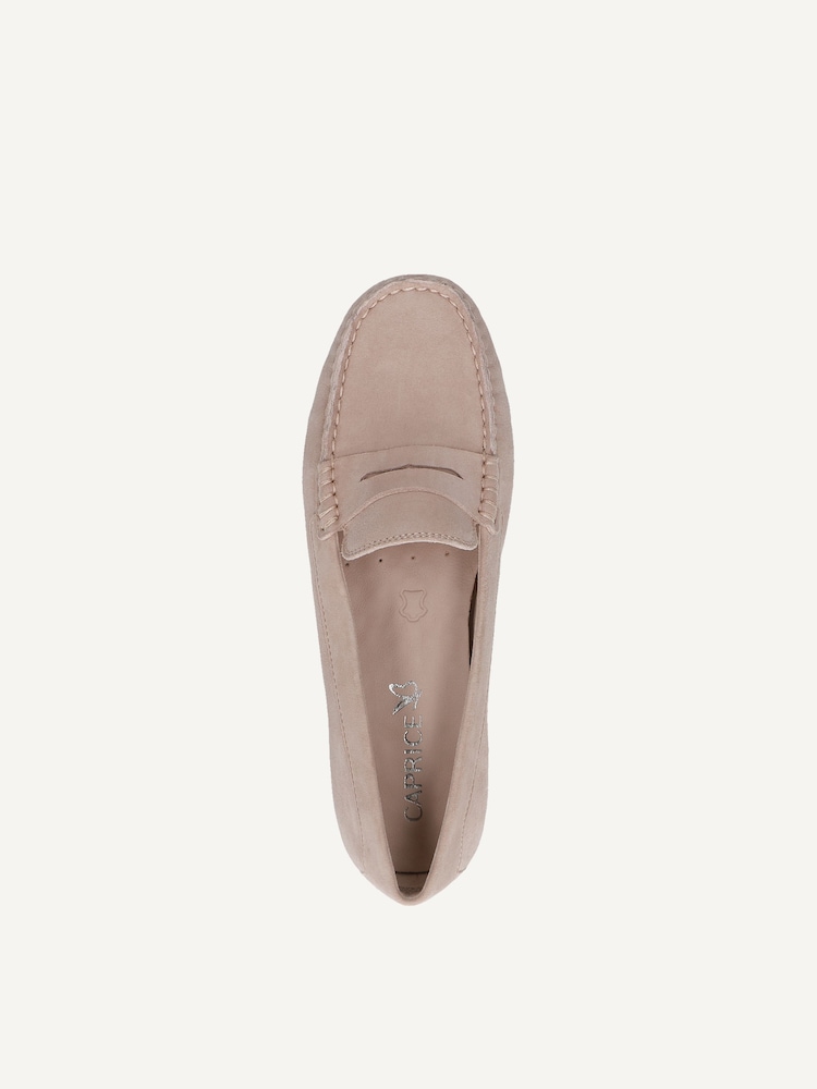 Caprice, Mocassin en cuir - beige SAND SUEDE, image 4 sur 5