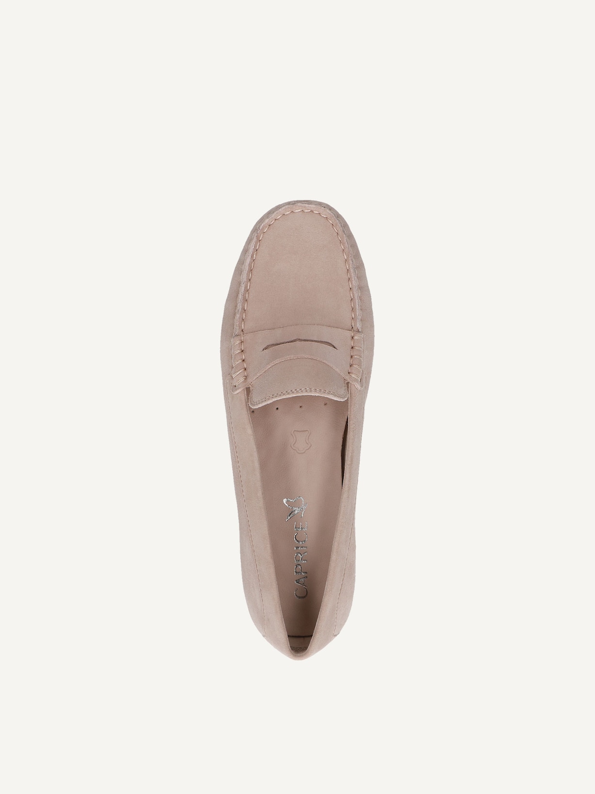 Caprice, Mocassin en cuir - beige SAND SUEDE, image 4 sur 5
