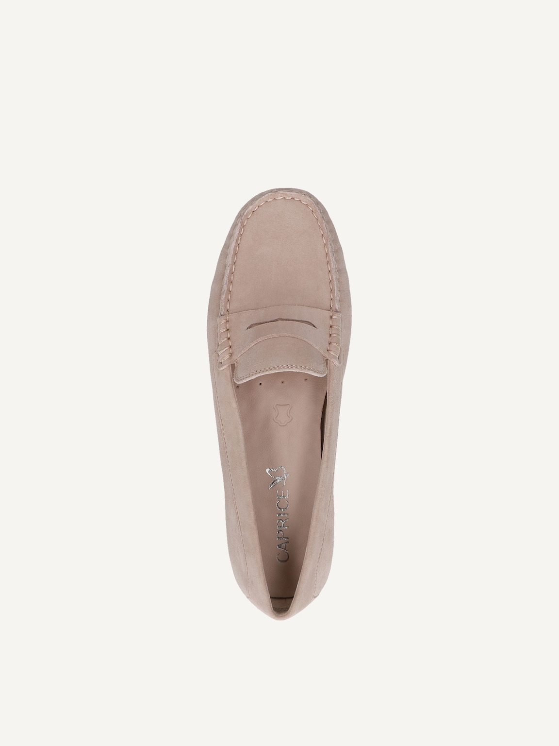 Caprice, Leather Moccasin - beige SAND SUEDE, image 5 of 5