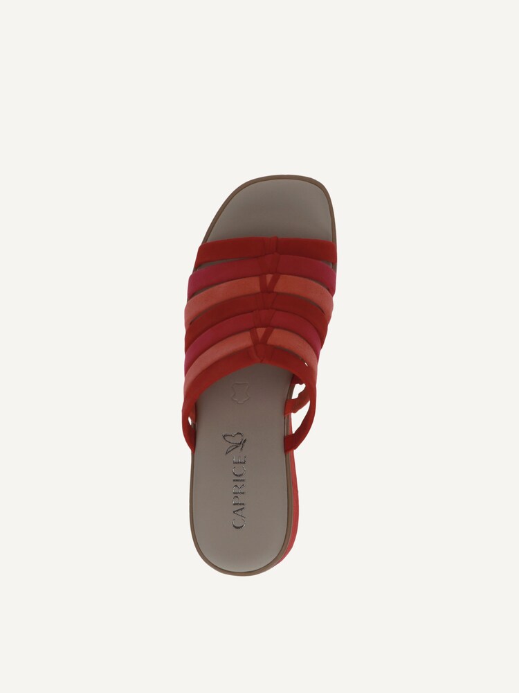 Caprice, Mule en cuir - rouge RED COMB, image 4 sur 5