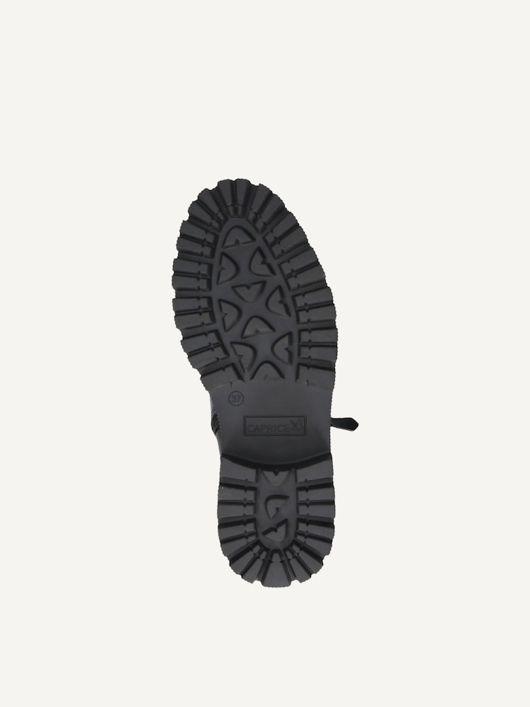 Caprice, Bottine en cuir - noir doublure chaude BLACK NAPPA, image 5 sur 5