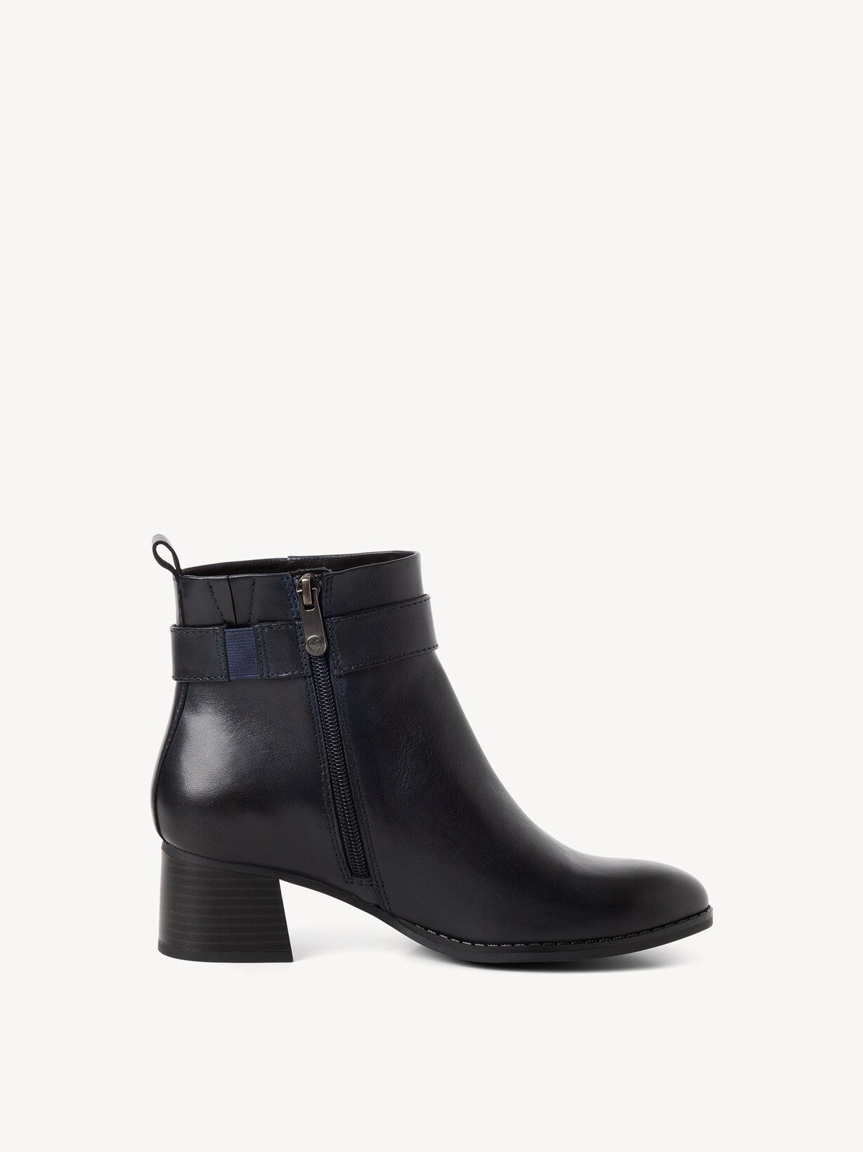 Marco Tozzi, Bottine en cuir - bleu DK.NAVY, image 6 sur 6