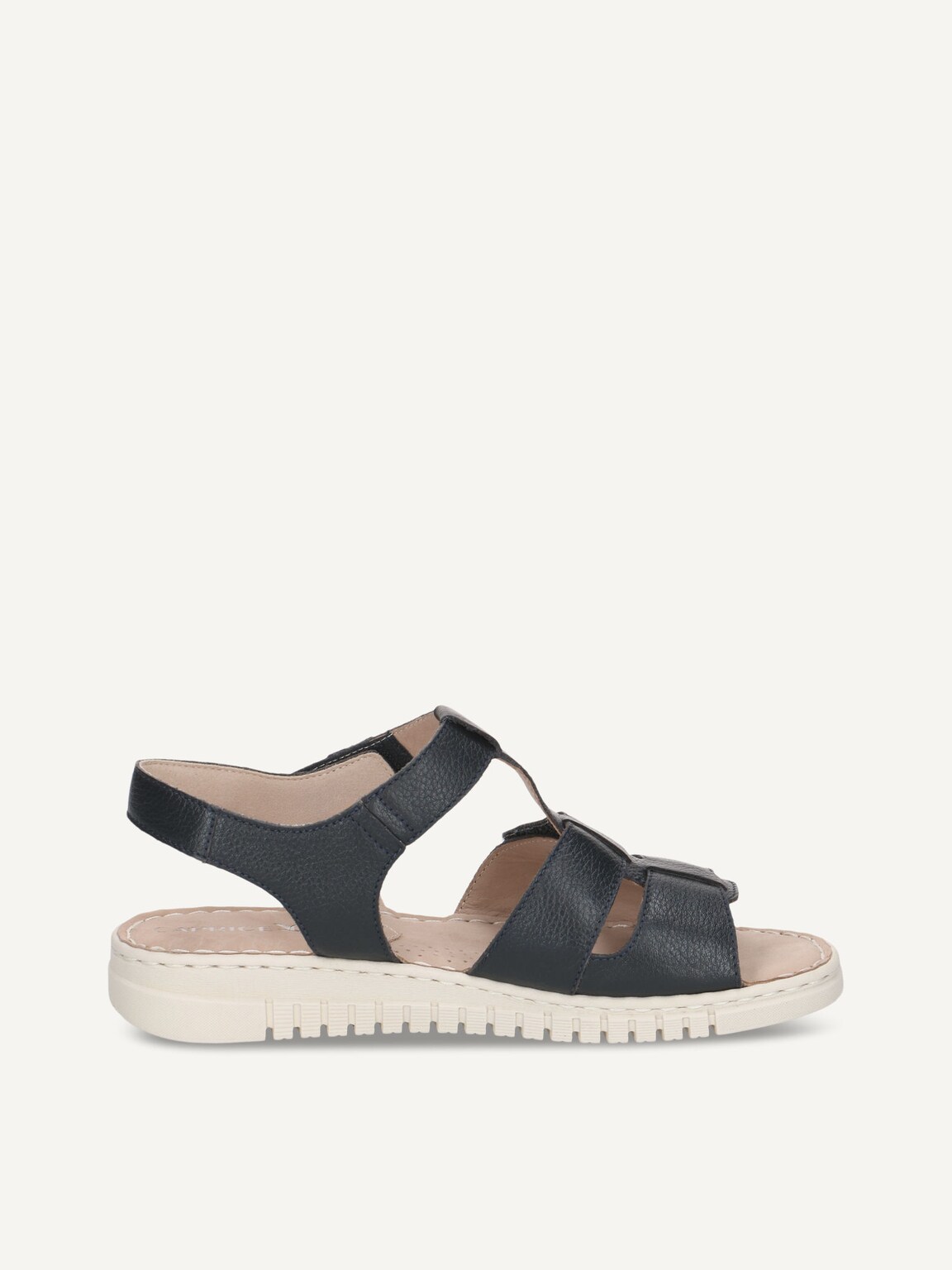 Caprice, Leather Heeled sandal - blue OCEAN NAPPA, image 4 of 6