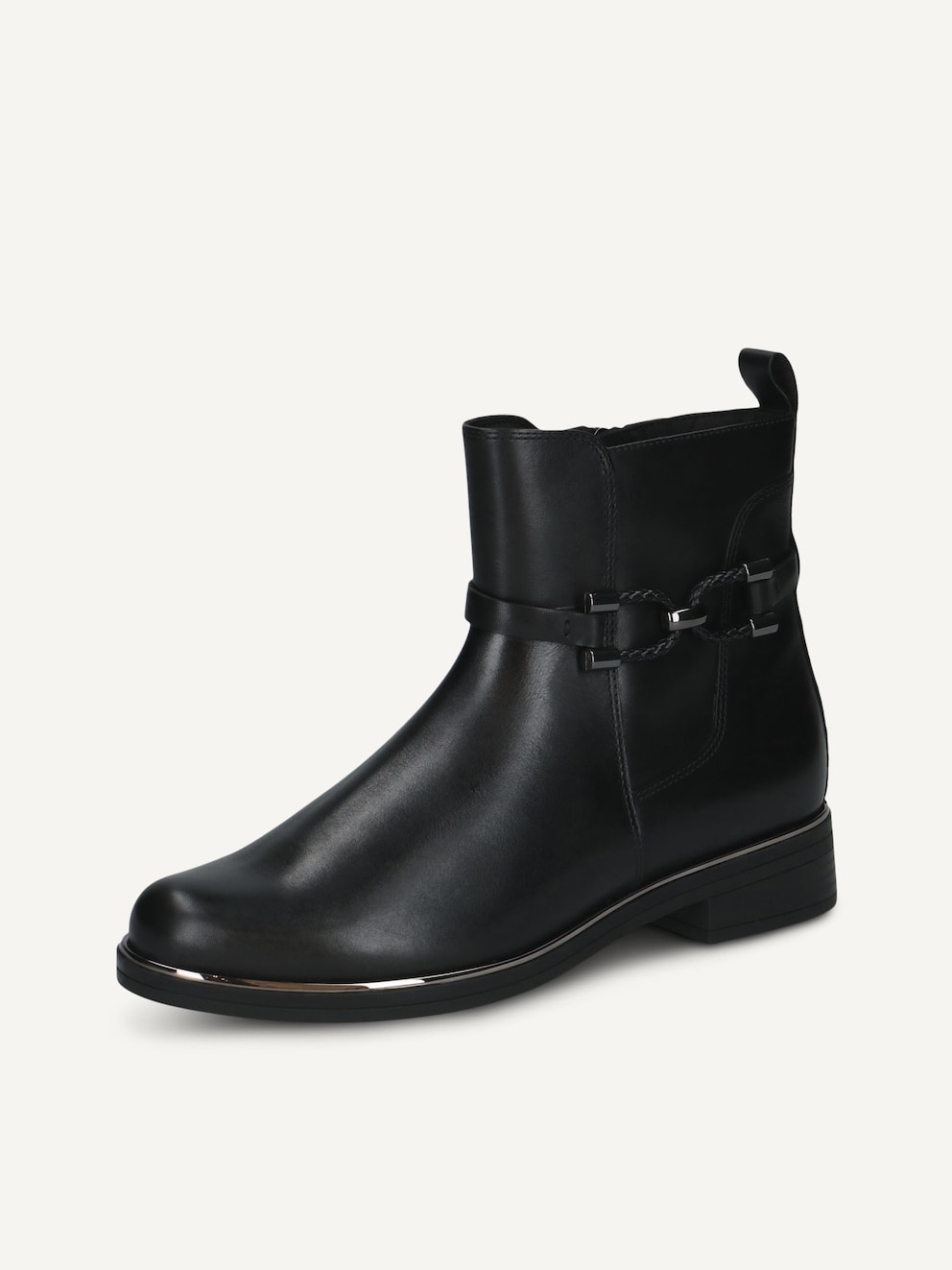 Caprice, Bottine en cuir - noir BLACK NAPPA, image 2 sur 5