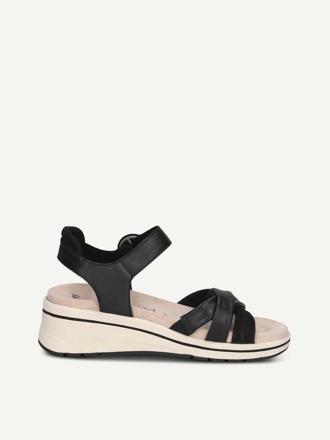 Caprice, Leather Heeled sandal - black BLACK COMB, image 3 of 5