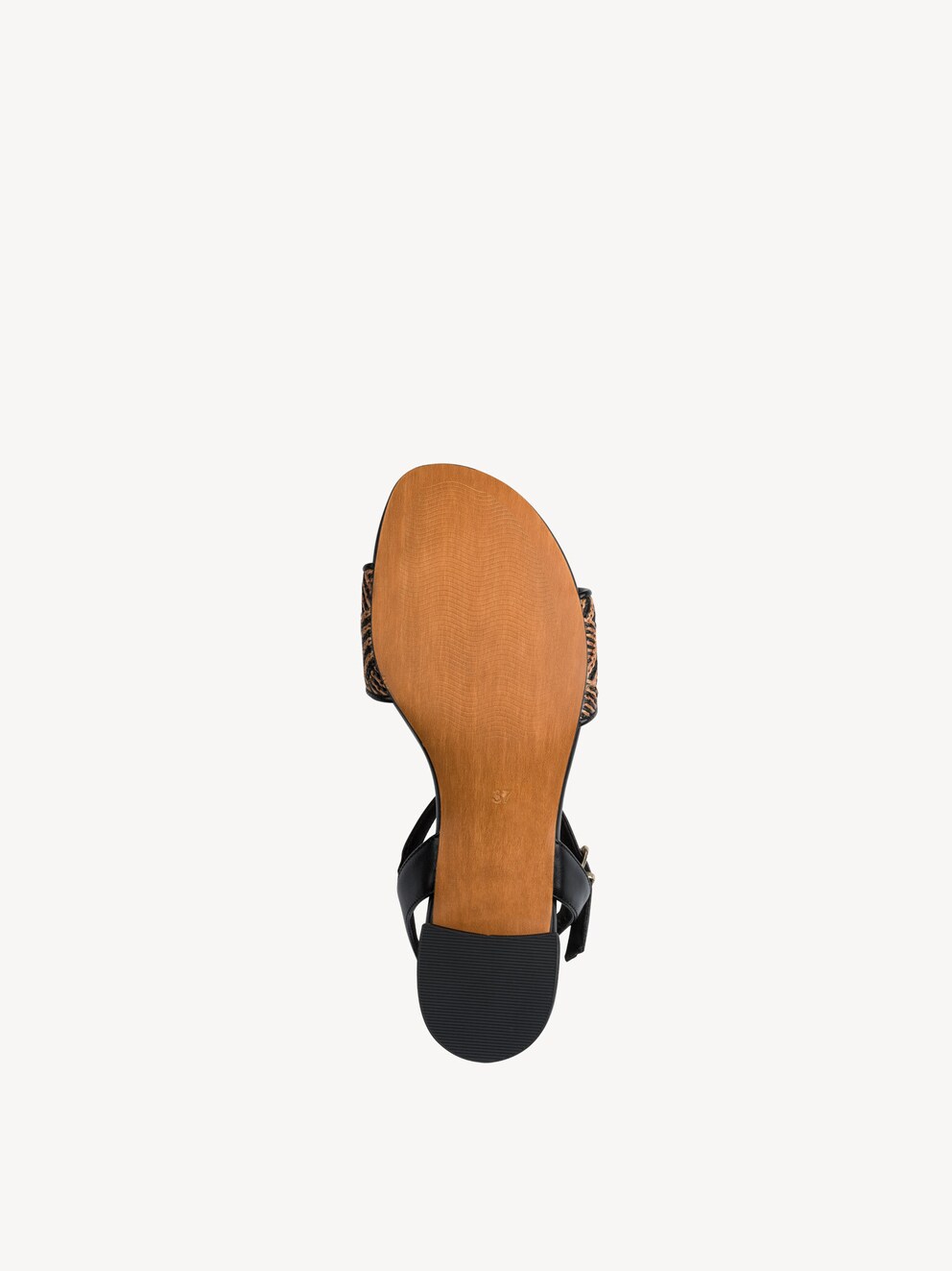 Marco Tozzi, Sandály - černá BLACK COMB, obrázek 3 z 6