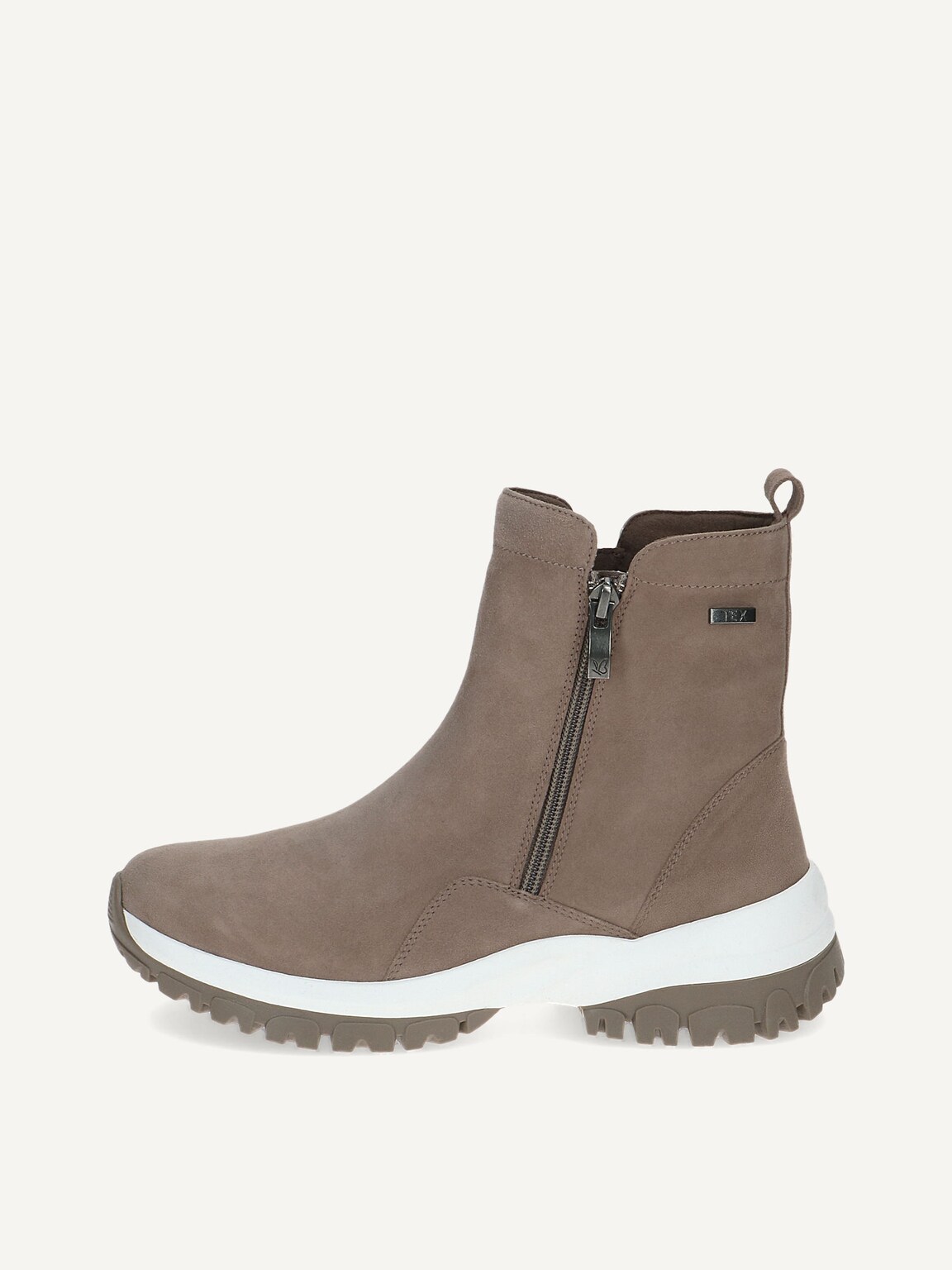 Caprice, Leather Bootie - brown warm lining MUD SUEDE, image 2 of 5