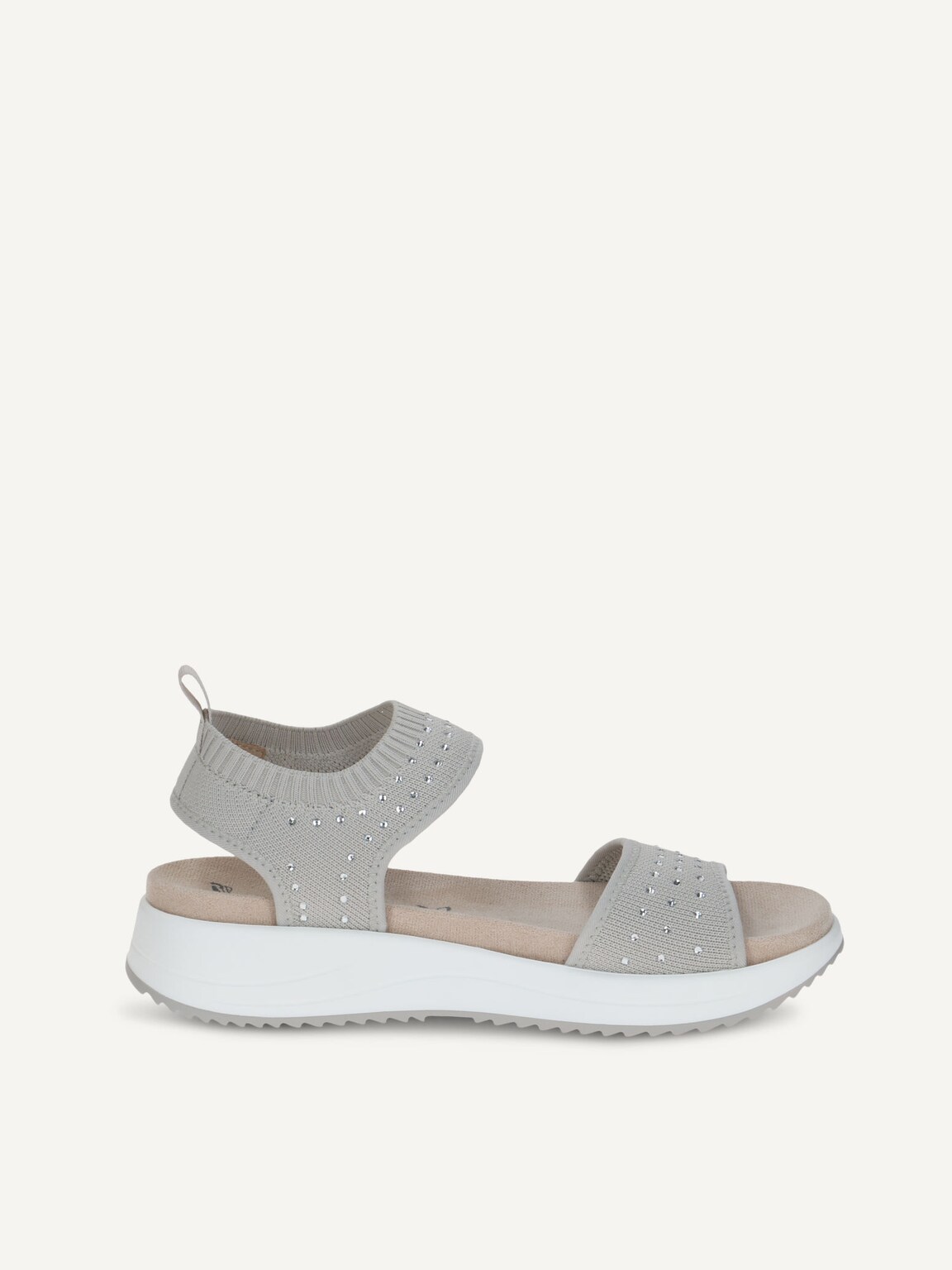 Caprice, Sandal - grey LT GREY KNIT, image 3 of 5