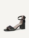 Not selected, Caprice, Leather Heeled sandal - black BLACK NAPPA