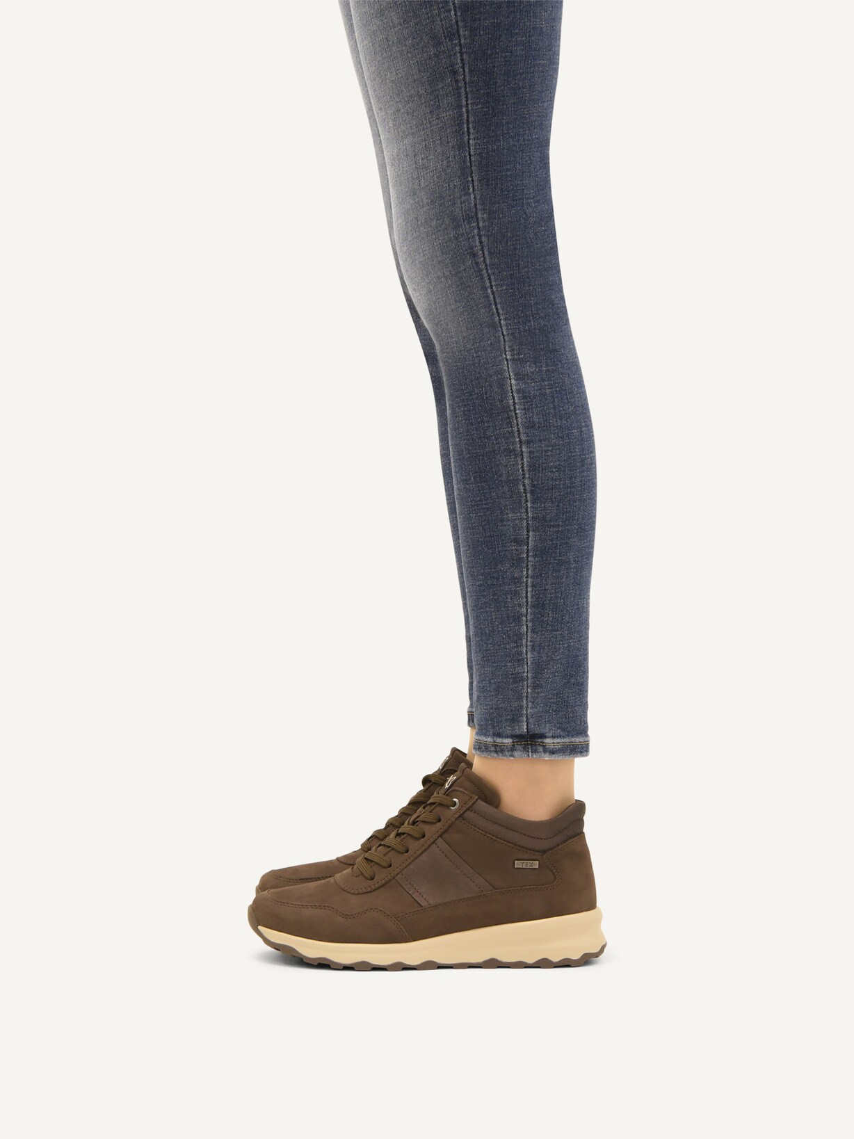Caprice, Ledersneaker - braun DK BROWN COMB, Bild 2 von 6