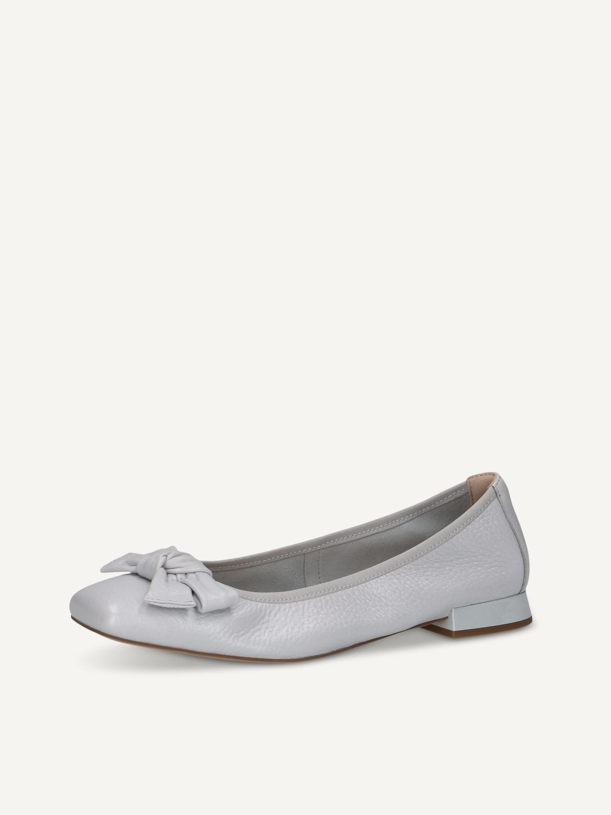 Caprice, Ballerine en cuir - bleu LT.BLUE PE.DEE, image 4 sur 11