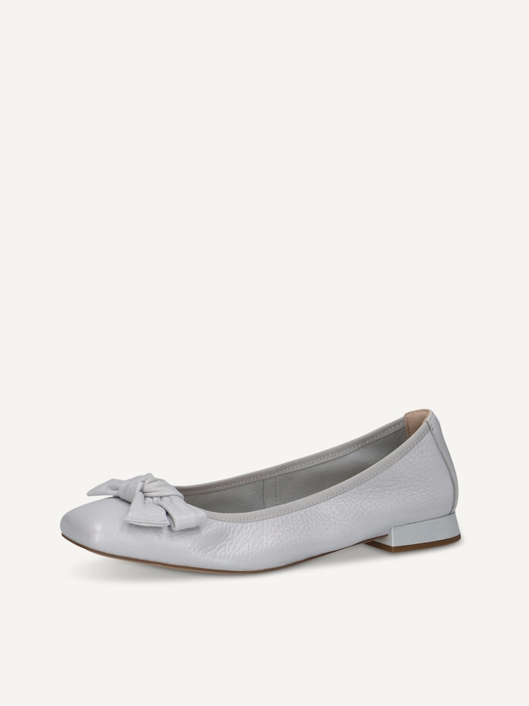 Caprice, Ballerine en cuir - bleu LT.BLUE PE.DEE, image 4 sur 11