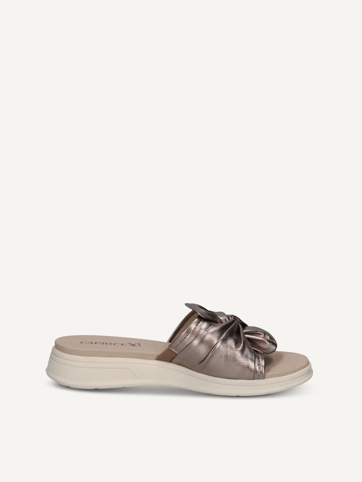 Caprice, Leather Mule - metallic BROWN METALLIC, image 4 of 6