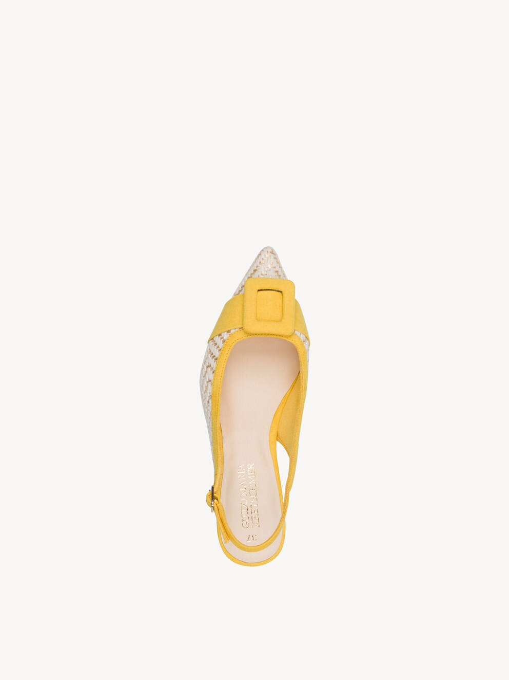 Marco Tozzi, Pumps - gul LEMON COMB, bild 5 av 6