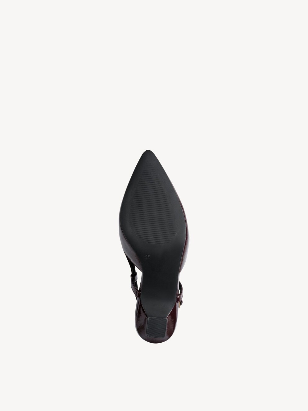 Marco Tozzi, Pumps - rød BORDEAUX PAT., billede 3 af 6