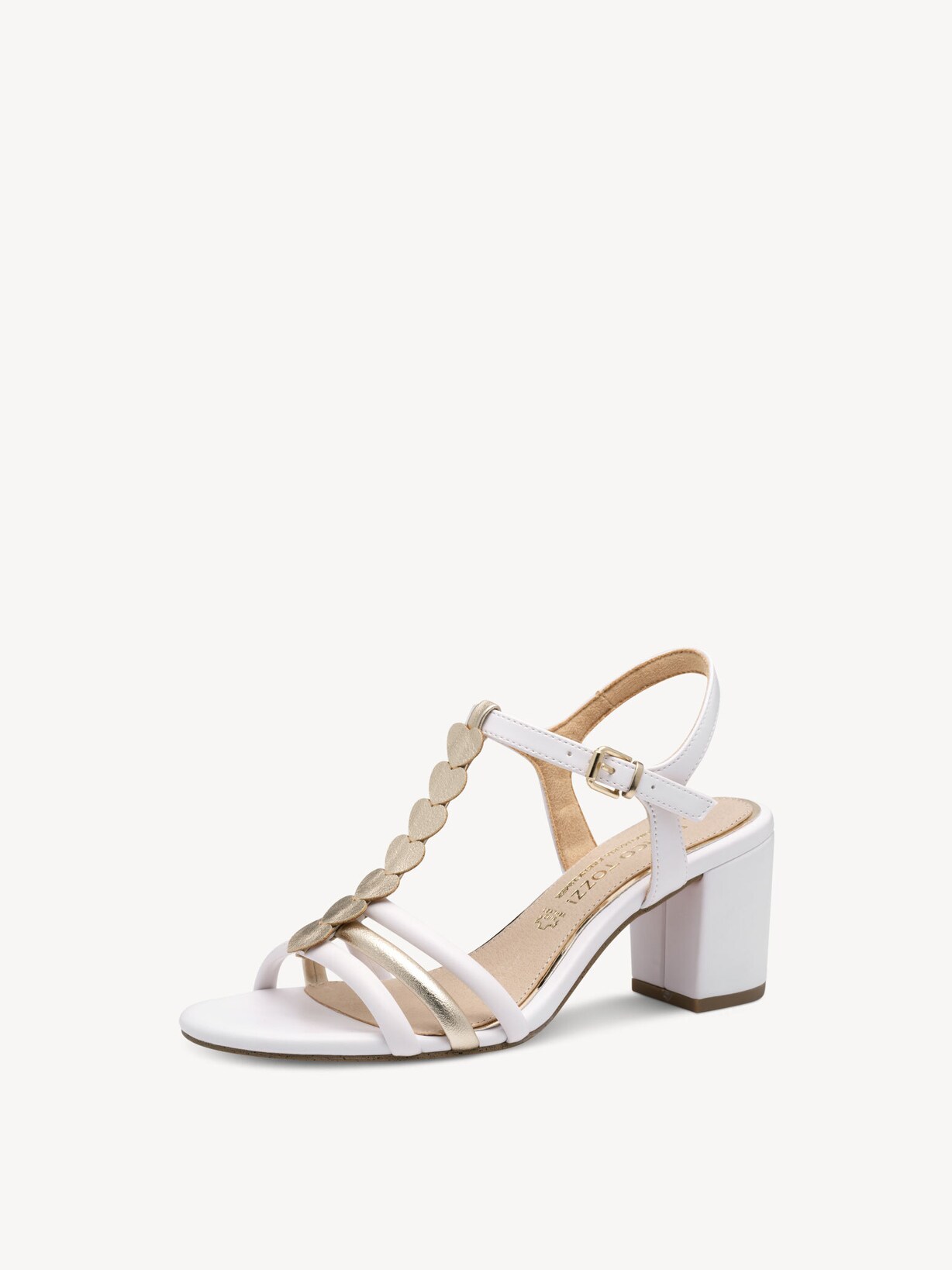 Marco Tozzi, Sandaal - wit WHITE COMB, afbeelding 1 van 6
