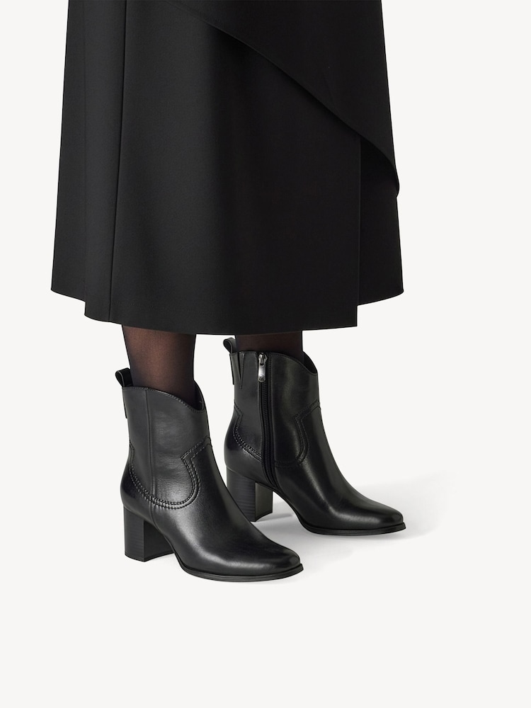 Marco Tozzi, Lederstiefelette - schwarz BLACK NAPPA, Bild 2 von 7