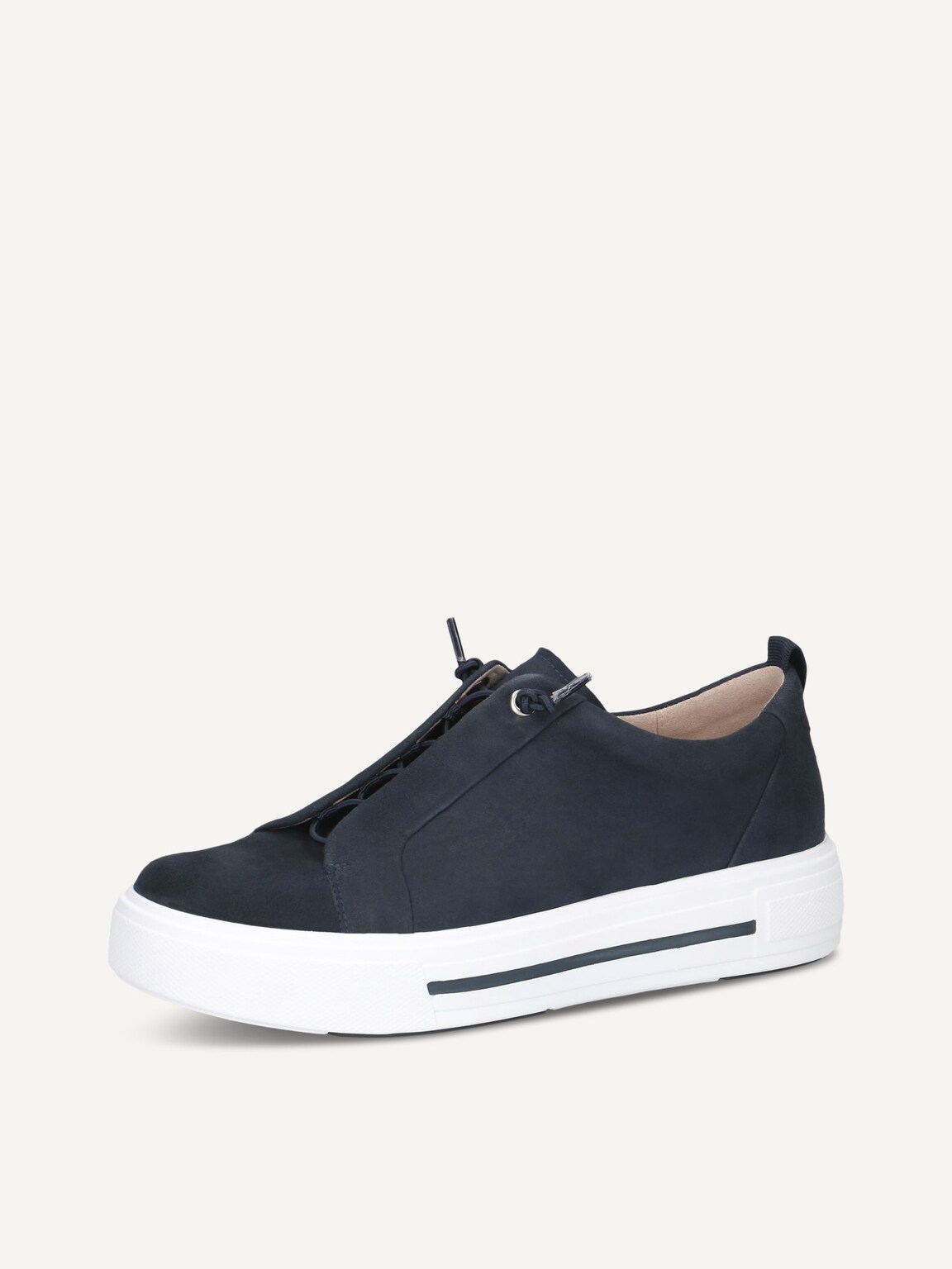 Caprice, Leather Sneaker - dark blue OCEAN SUEDE, image 1 of 5