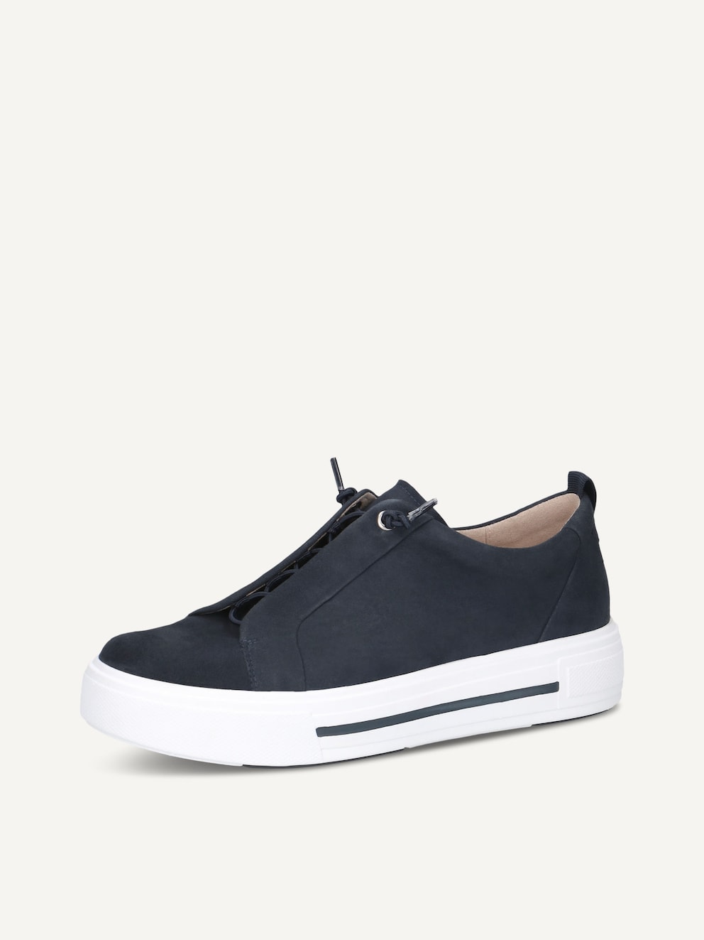 Caprice, Basket en cuir - bleu foncé OCEAN SUEDE, image 2 sur 5