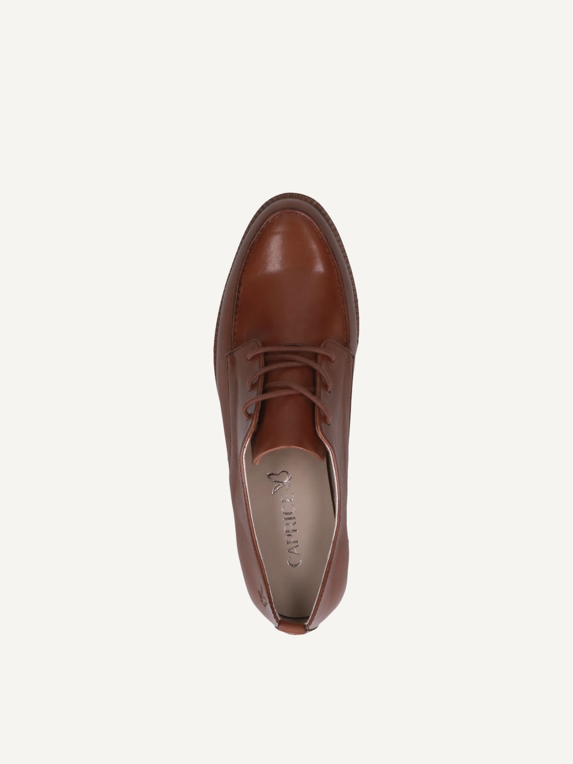 Caprice, Leather Low shoes - brown COGNAC NAPPA, image 5 of 5