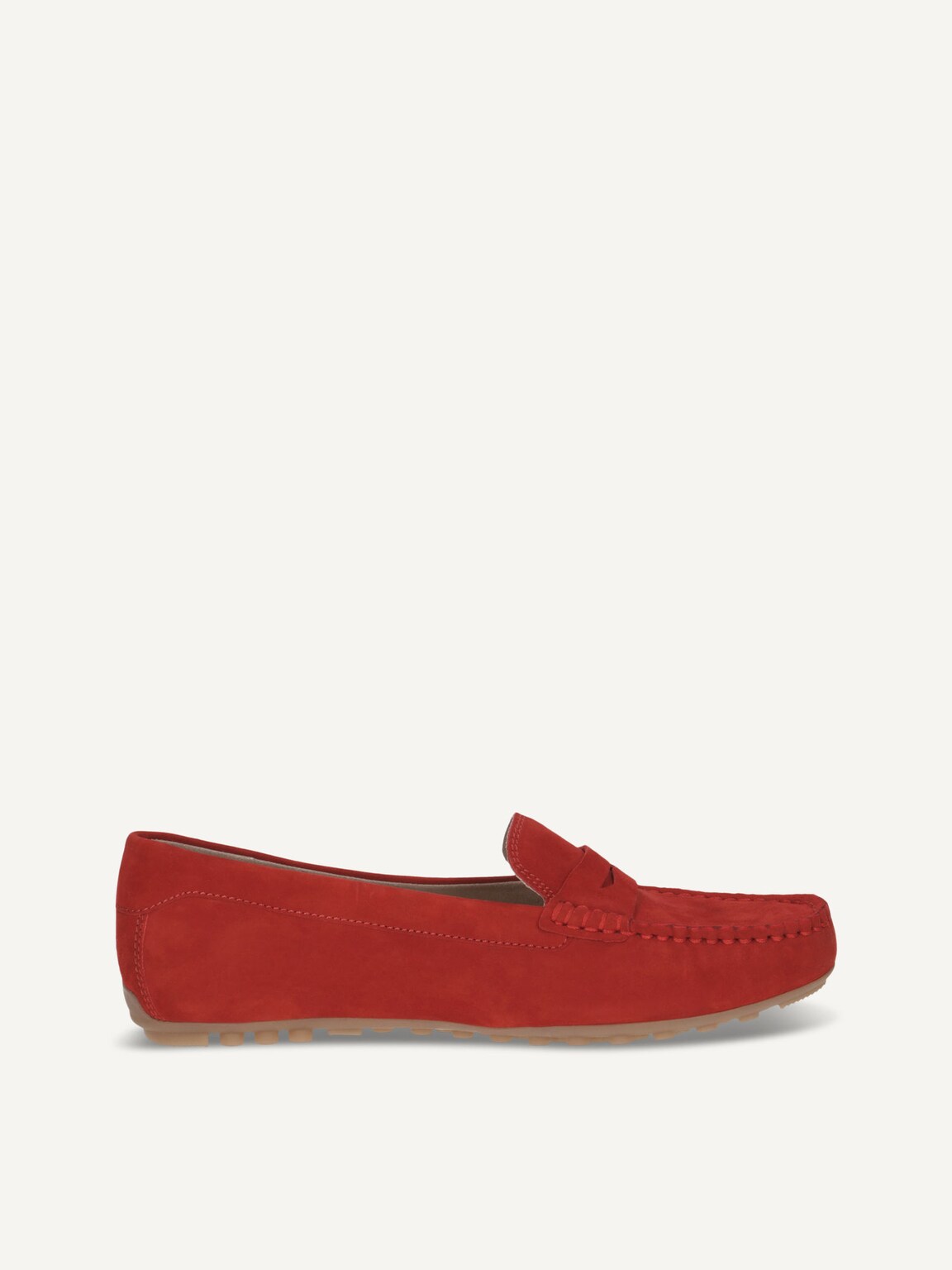 Caprice, Leather Moccasin - red RED SUEDE, image 3 of 5