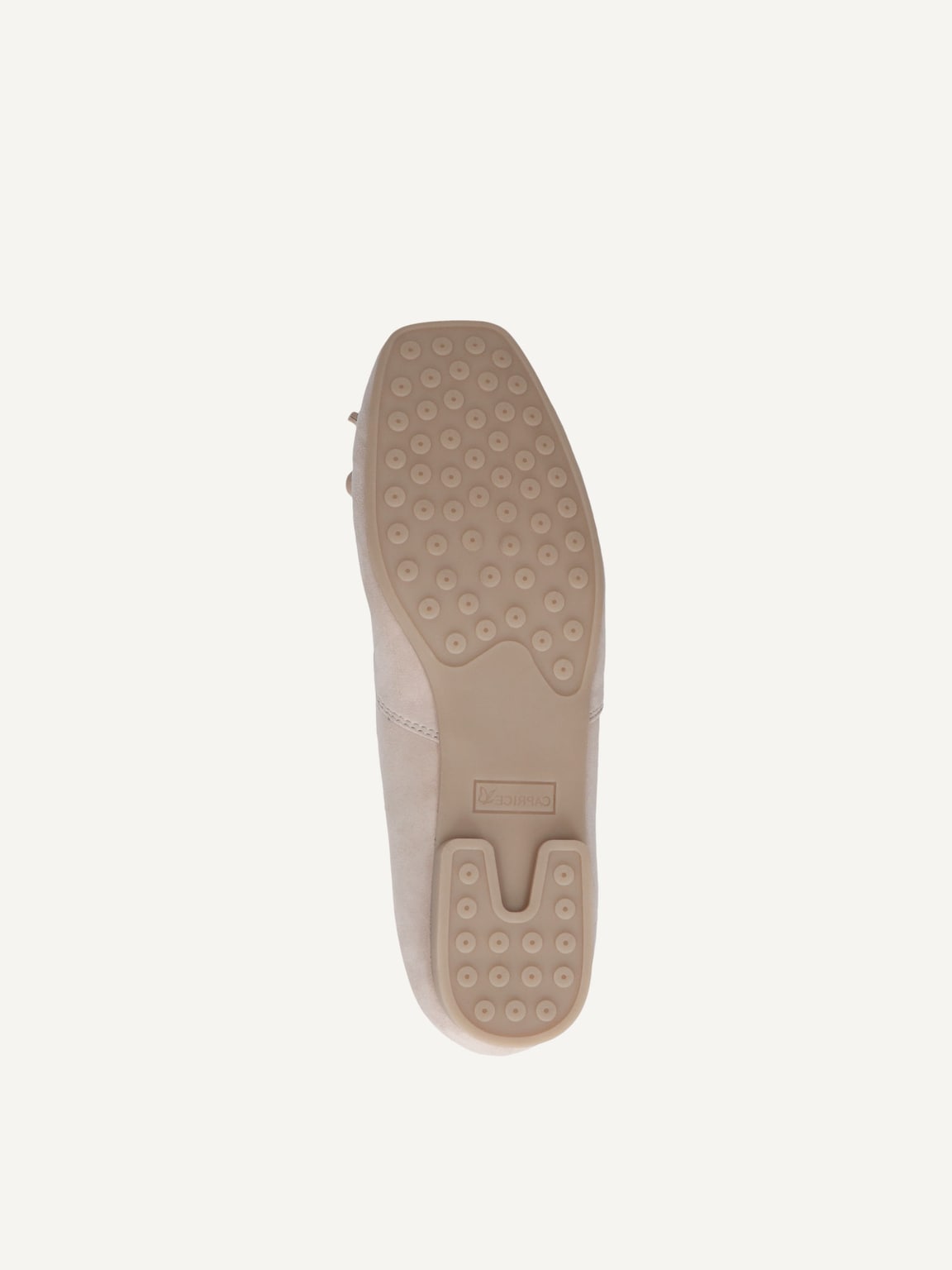 Caprice, Leather Ballerina - beige BEIGE SUEDE, image 4 of 5