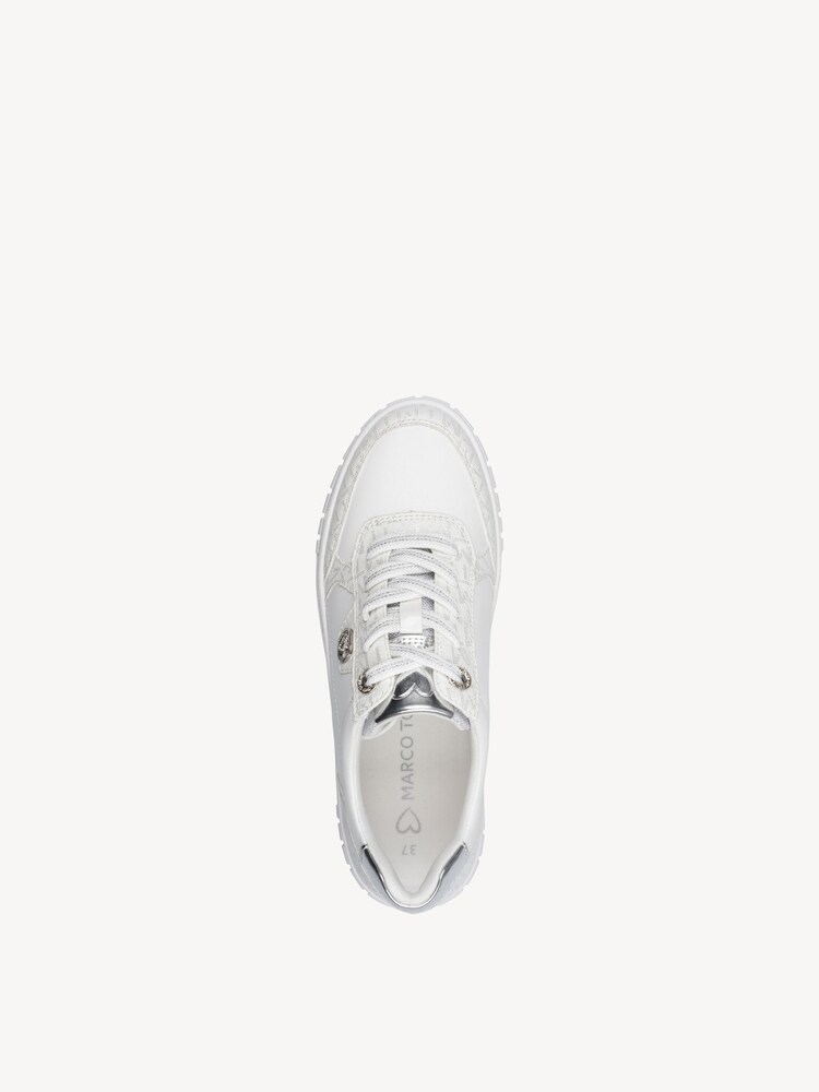 Marco Tozzi, Sneaker - bianco WHITE COMB, immagine 3 di 6