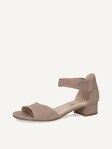 Not selected, Caprice, Leather Heeled sandal - brown MUD SUEDE