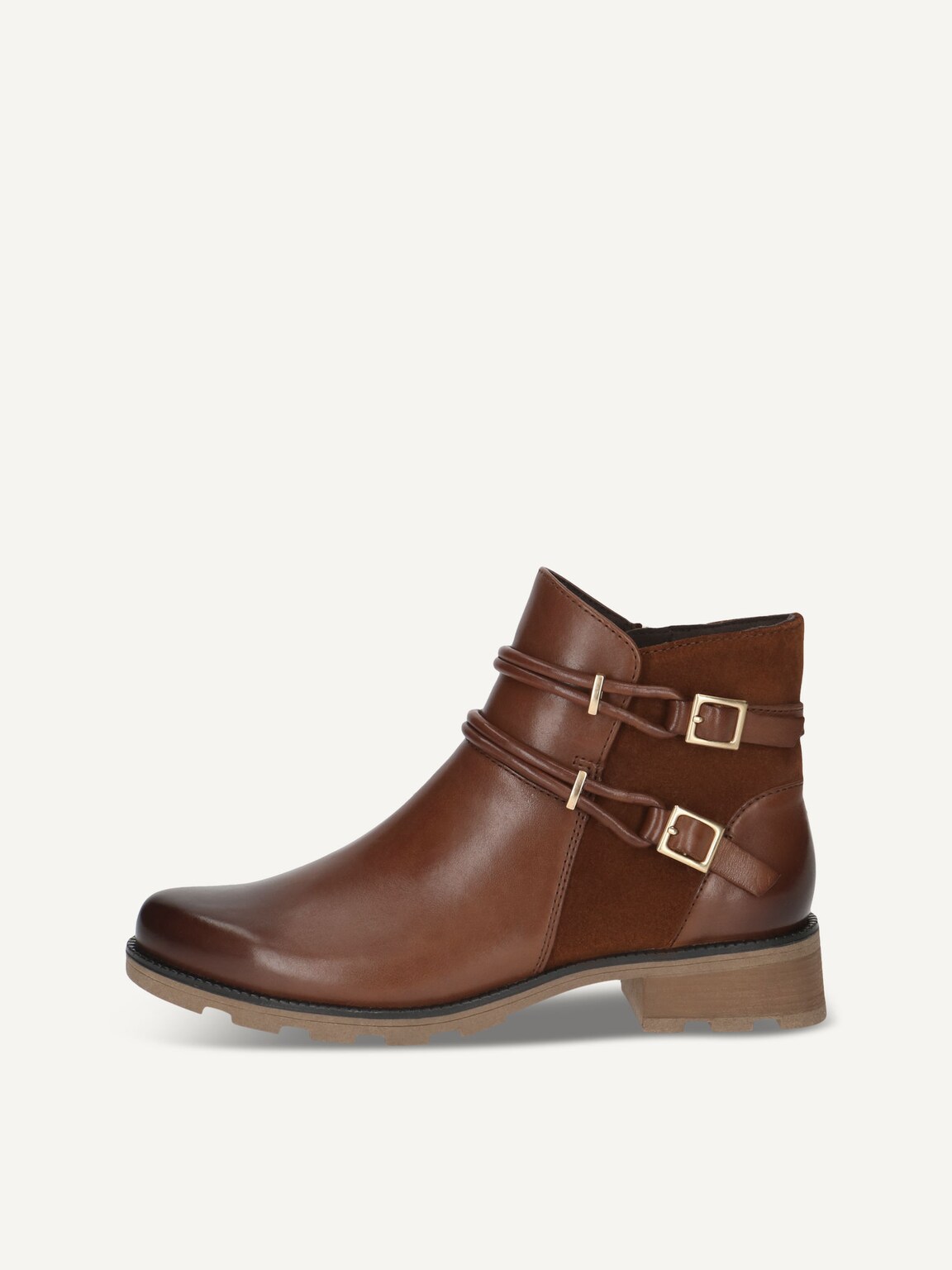 Caprice, Leather Bootie - brown COGNAC COMB, image 2 of 5