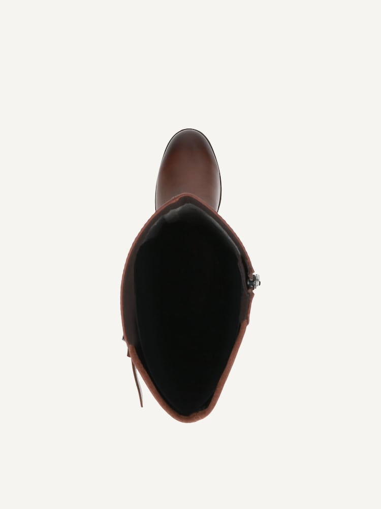 Caprice, Bottes en cuir - marron COGNAC COMB, image 4 sur 5