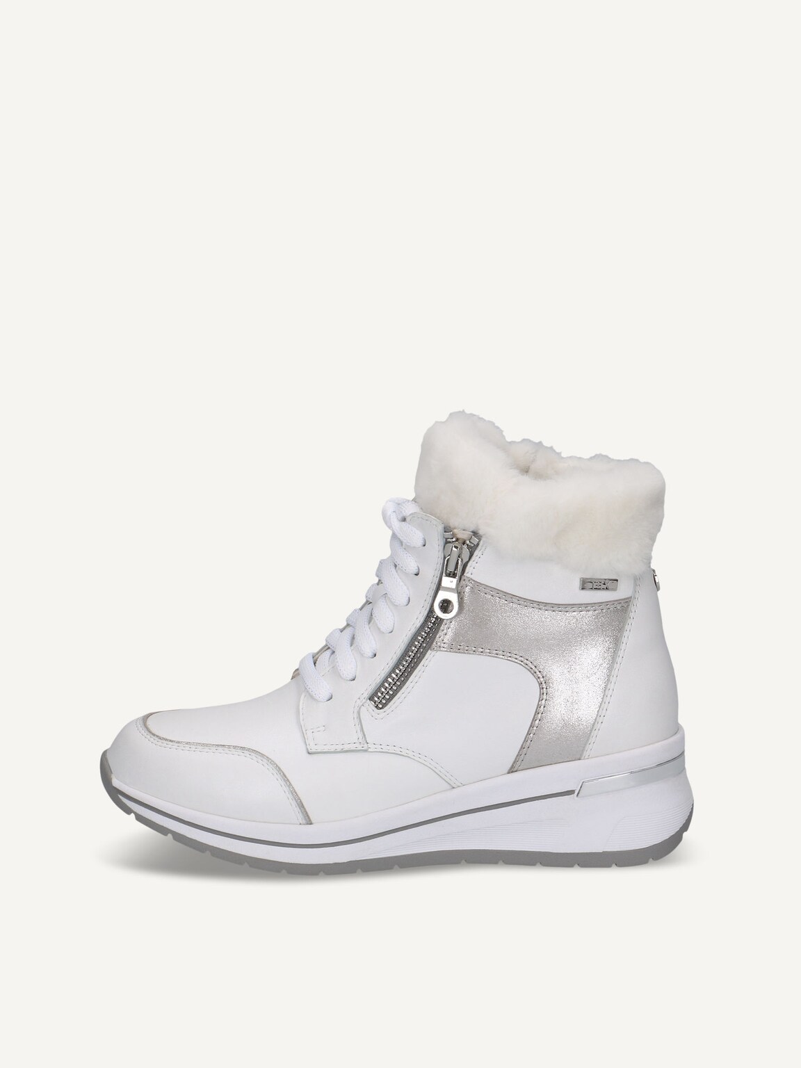 Caprice, Bootie - white warm lining WHITE COMB, image 2 of 5