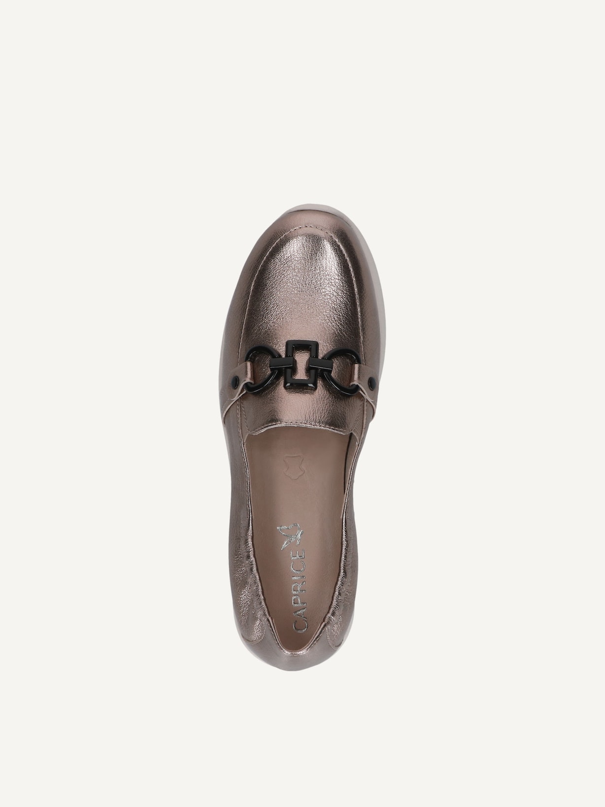 Caprice, Slipper en cuir - marron TAUPE METALLIC, image 5 sur 6