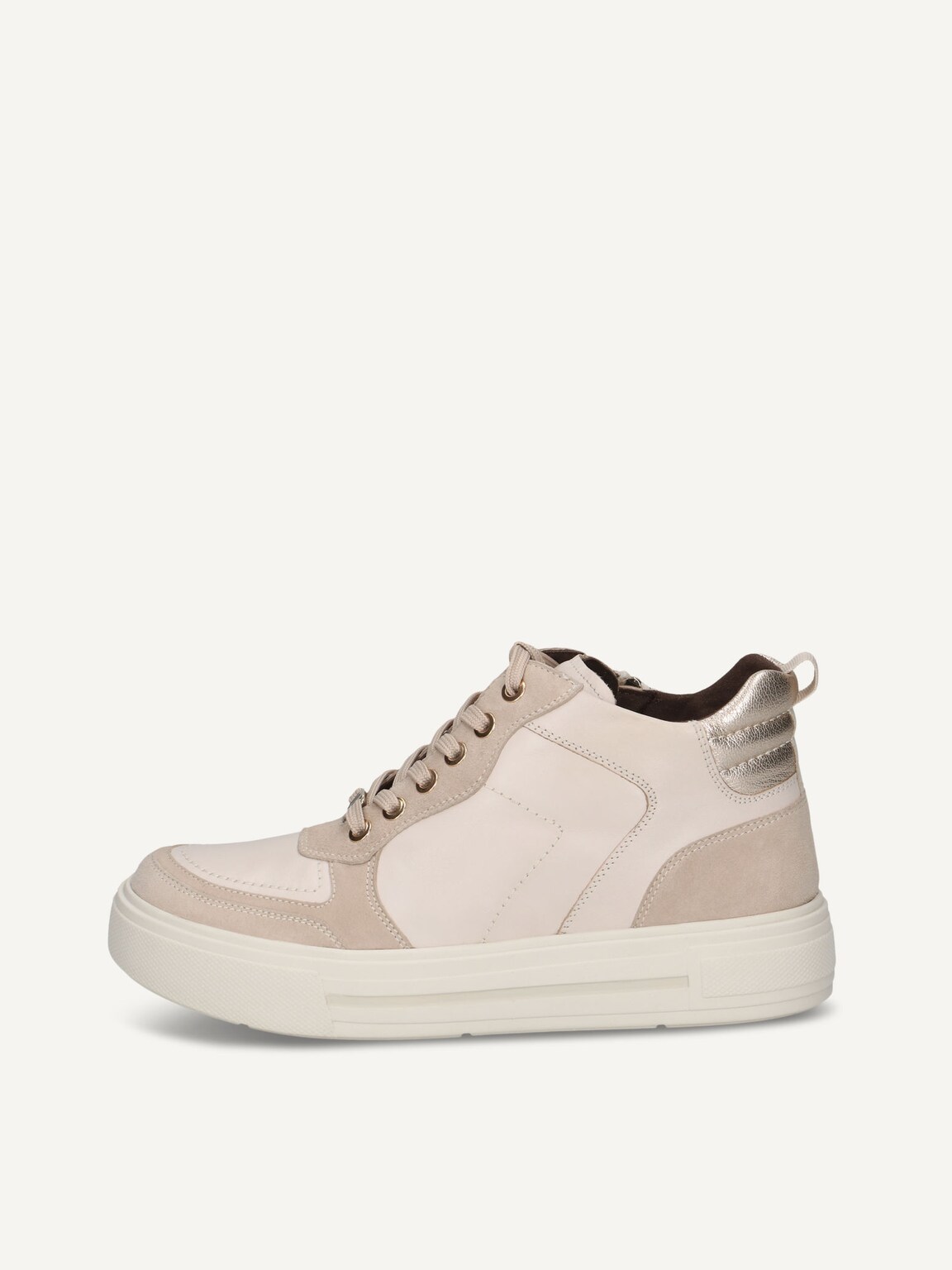 Caprice, Leather Sneaker - white OFFWHITE COMB, image 2 of 5