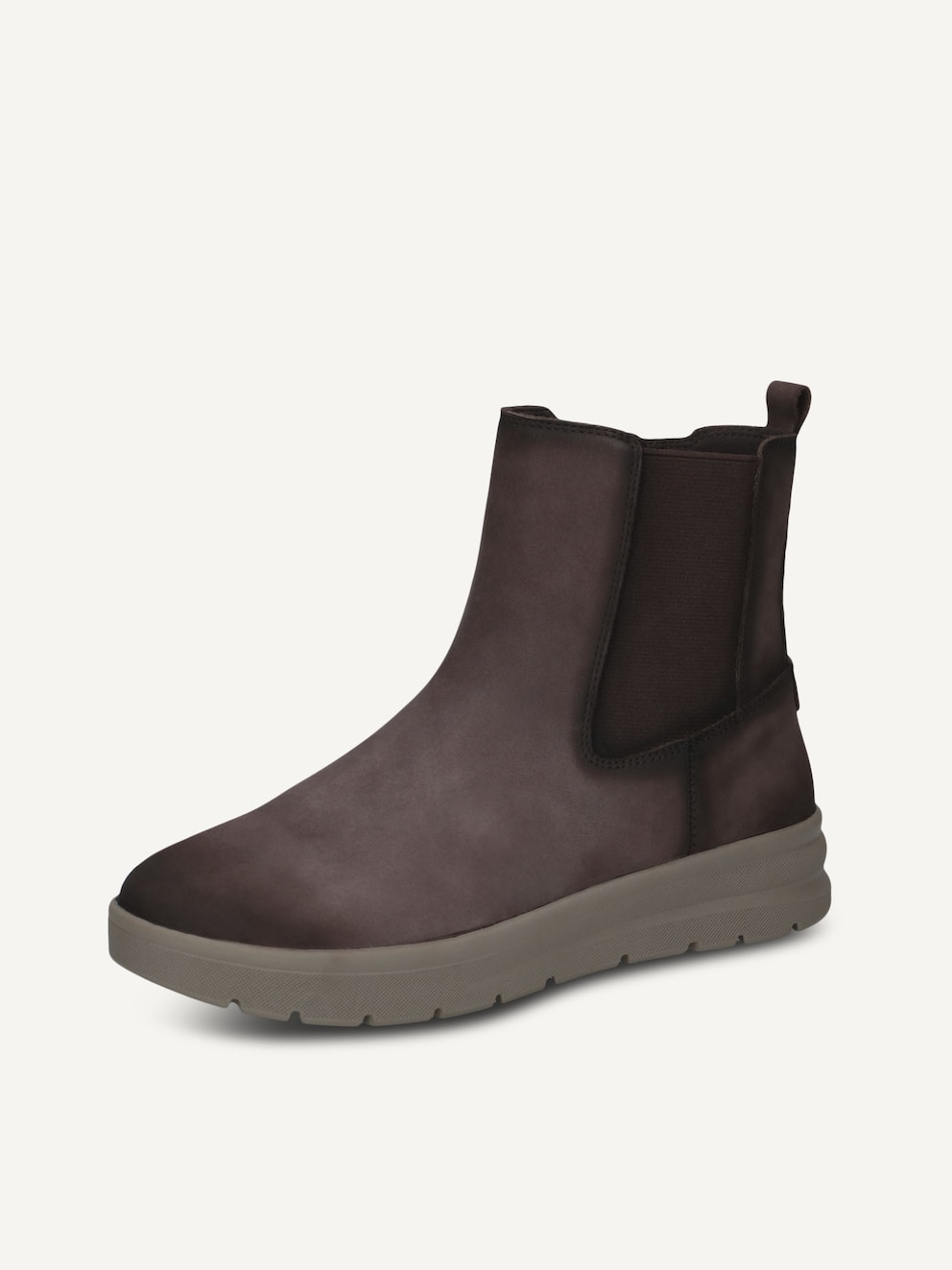 Caprice, Bottine Chelsea en cuir - marron DK BROWN NUBUC, Image 3 of 6