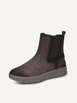 Not selected, Caprice, Leather Chelsea boot - brown DK BROWN NUBUC