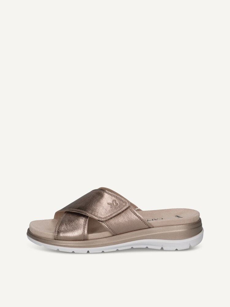 Caprice, Leather Mule - brown TAUPE METALLIC, image 3 of 6